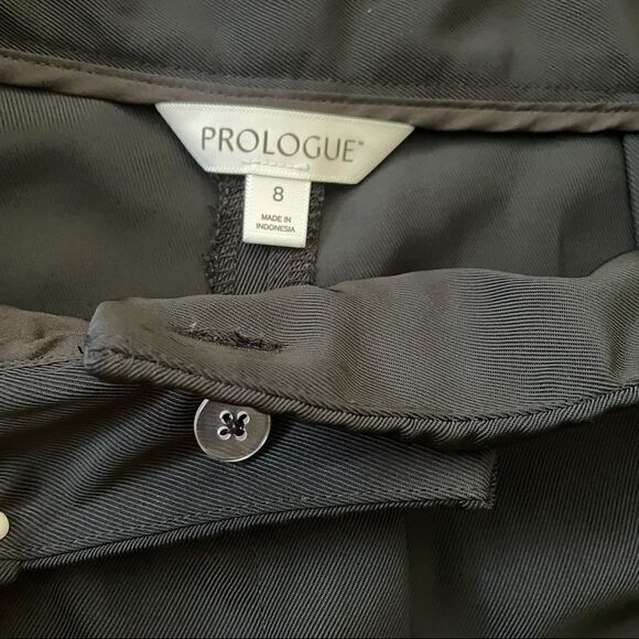 Prologue Black High Rise Wide Leg Trousers - Picture 6 of 11